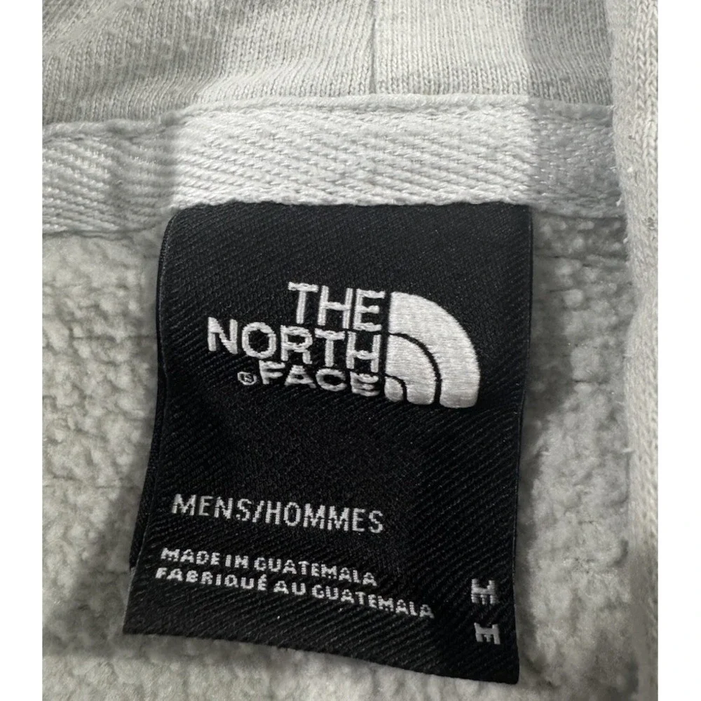 The North Face Hoodie Men Mediums White Fleece Half Dome Pullover Sweatshirt